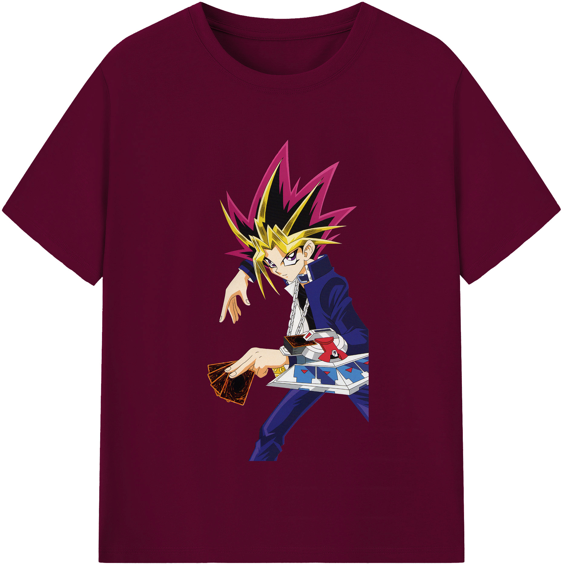 （画像用） 遊☆戯☆王 Yu-Gi-Oh! レディースカジュアルプリントTシャツ（綿100％）
